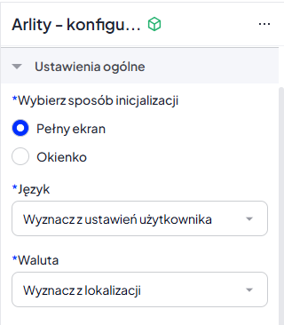 Moduł układu strony Arlity