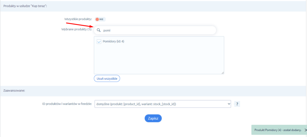 Wyszukiwarka produktów do usługi Kup Teraz Ceneo