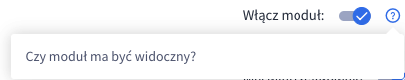 Opcja wyłączenia aplikacji w konfiguracji