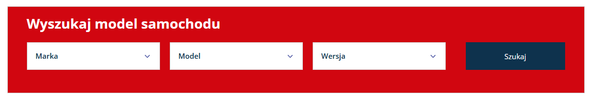 Wyszukiwarka po kategoriach - przykład użycia w sklepie Rezaw-Plast