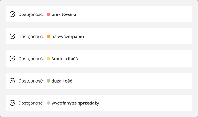 Podgląd zestawu małych kolorowych kółek na karcie produktu